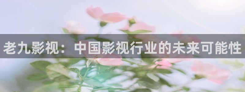 南京保利剧院官网：老九影视：中国影视行业的未来可能性